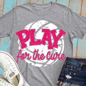 Breast Cancer svg, play for the cure svg, volleyball, SVG, DxF, pink out, pink, volleyball, team, shirt, breast cancer, shorts and lemons