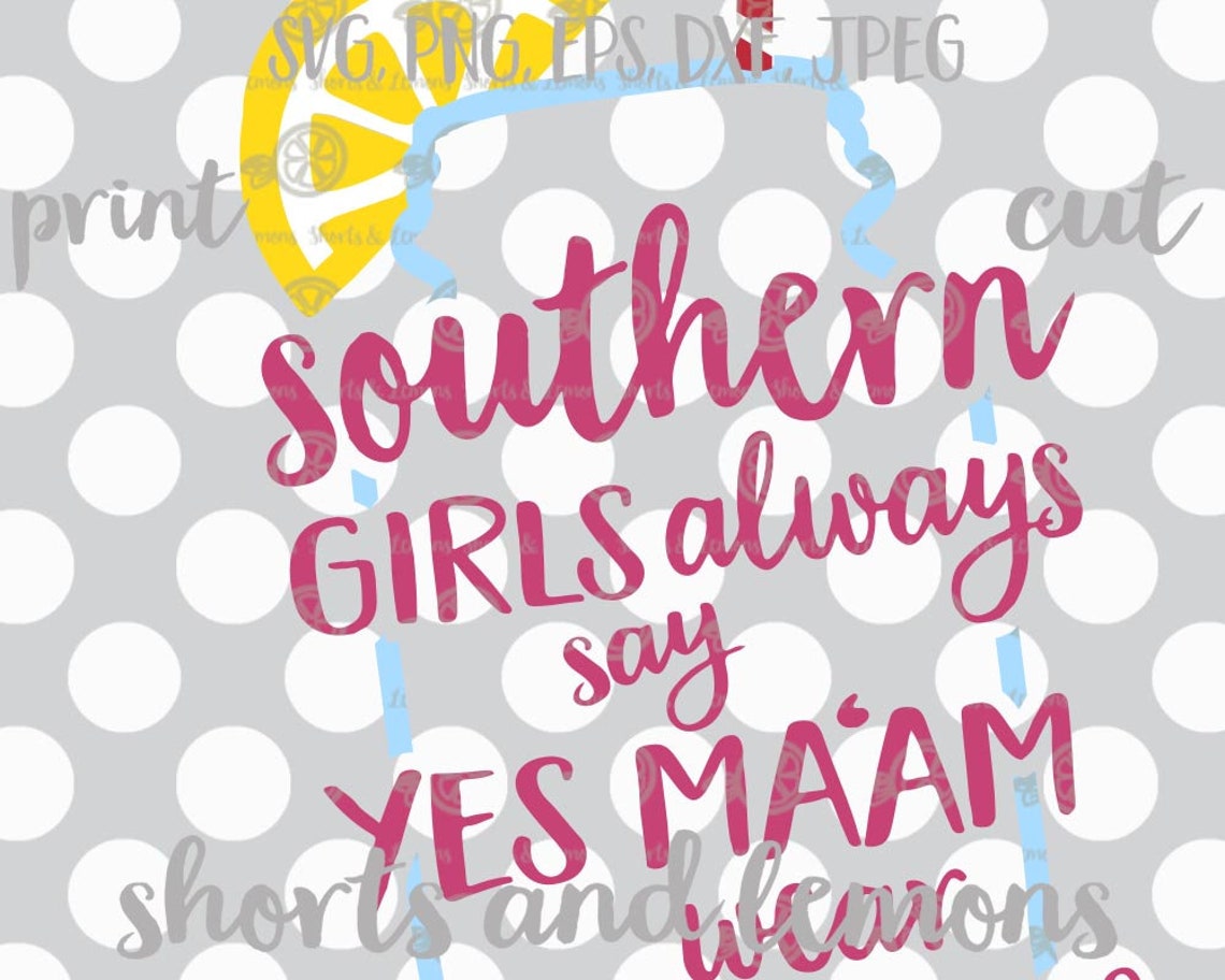 Mason Jar Southern Girl Printables
