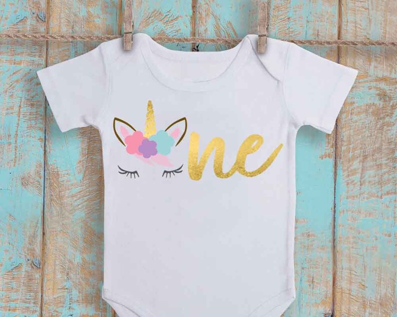 Download Unicorn svg 1st birthday svg one svg birthday SVG First | Etsy