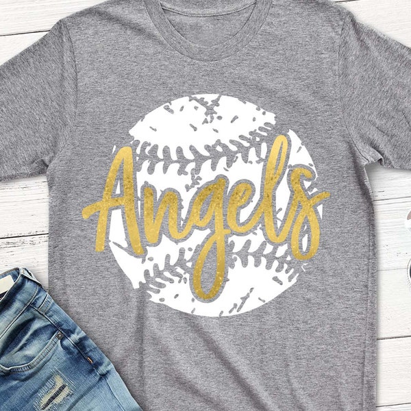 Angels svg, Baseball svg, angels baseball, distressed, angels, shorts and lemons, shortsandlemons, grunge svg, svg, dxf, baseball mom svg