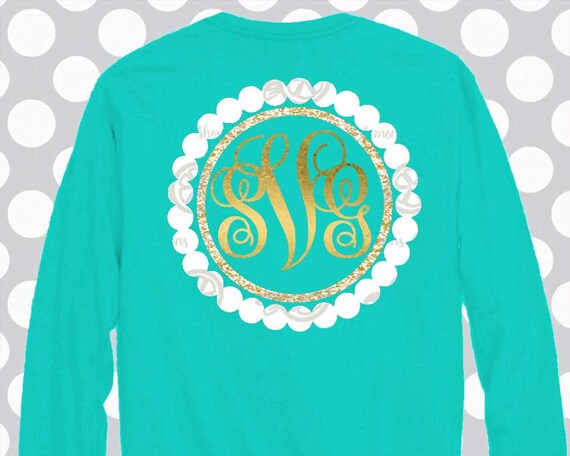Download Pearl monogram svg circle monogram svg Pearls svg monogram ...
