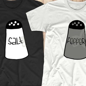 カップル コスチューム、SVG、ハロウィーン SVG、コスチューム SVG、塩コショウ SVG、マッチング、ハロウィーン シャツ、ハロウィーン コスチューム SVG、SVG、DXF、SVG ファイル
