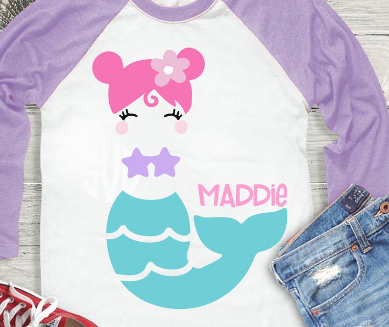 Free Free 91 Mermaid Birthday Shirt Svg Free SVG PNG EPS DXF File