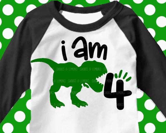 Dinosaur svg boys birthday SVG birthday 1st 2nd 3rd 4th | Etsy