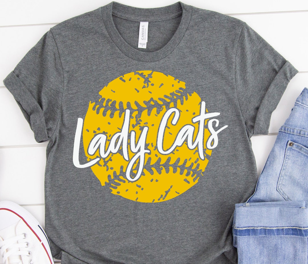 Lady Cats Svg, Softball Svg, Lady Cats, Svg, Softball Mom Svg, Shorts