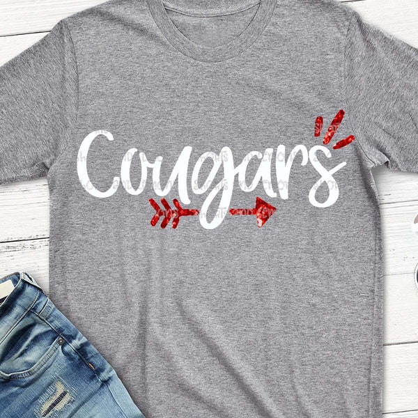 Cougars SVG, cougar svg, cougars, baseball svg, football svg, cheer, dxf, shortsandlemons, svg, cut file, shorts and lemons, shirt, cricut