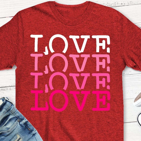 love svg, valentines day svg, valentine svg, stacked svg, valentines, svg, shortsandlemons, shorts and lemons, valentine shirt, eps, dxf