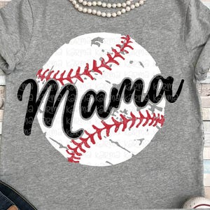 Baseball Mom svg, Baseball Mama svg, baseball svg, mom svg, dxf, svg, png, grunge svg, Iron on transfer, shortsandlemons, digital download