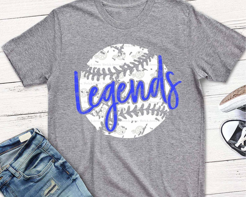 Legends svg, Baseball svg, softball svg, distressed svg, legends, shorts and lemons, shortsandlemons, commercial use, svg, dxf, baseball image 1