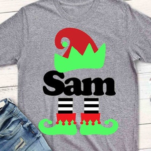 Kids christmas svg, Christmas svg, elf svg, SVG, DXF, EPS, iron on, digital, svg, cutter files, dxf files, funny svg, elf christmas shirt
