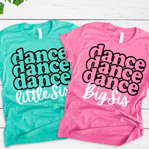 Dance Sisters SVG, Big Sis Svg, Lil Sis Svg, Dance Svg, Little Sister