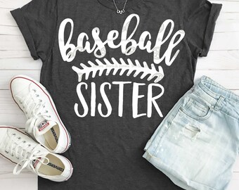 Baseball Sister svg, baseball SVG, bow svg, DxF, EpS, Cut file, Baseball mom svg, shortsandlemons, Baseball, svgs, Mama svg files, mom