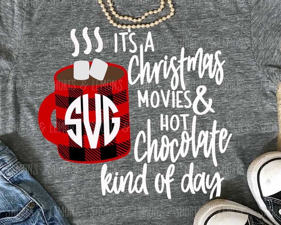 Download Items similar to Christmas movies and hot chocolate svg ...