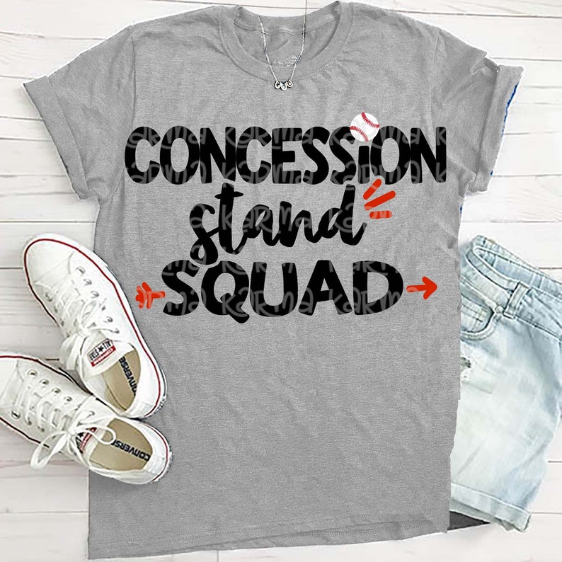 Download Baseball Mom baseball sister SVG concession stand squad | Etsy