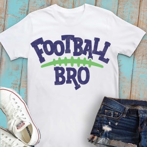 Football bro svg, football, football svg, bro, brother, shirt, svg, brother svg, dxf, eps, png, soccer, shirt, shorts and lemons, laces
