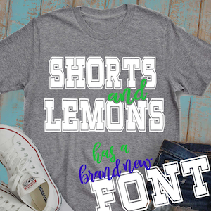 New Sports font, shorts and lemons, jersey font, Outline font, font, Super STAR, throwback font, retro font, shortsandlemons, Font svg, OTF image 1