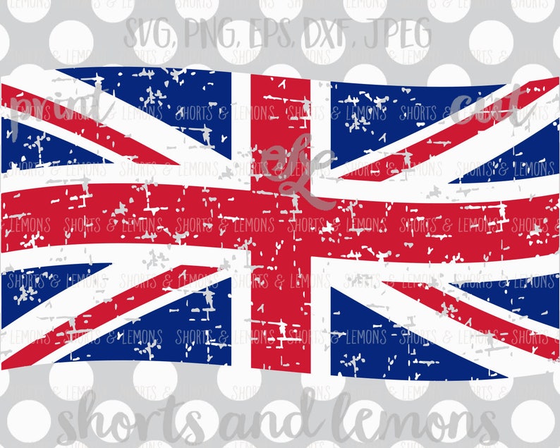 Download Distressed svg Grunge flag svg British Flag svg England | Etsy