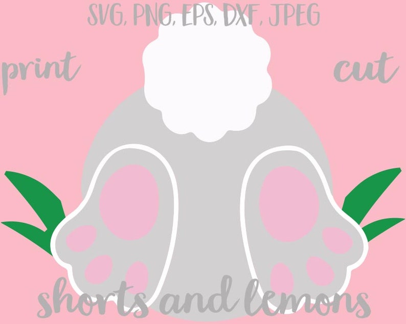 Download Bunny Butt svg Easter svg rabbit svg Bunny tail svg Easter ...