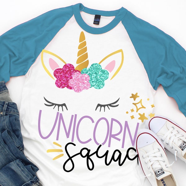 unicorn svg, unicorn squad svg, unicorn birthday, squad, shorts and lemons, Unicorn, shirt, svg, dxf, eps, birthday svg, shortsandlemons