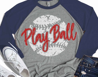 Beunruhigt Baseball SVG, Grunge-Stil, Spielball Design (digitaler Download)