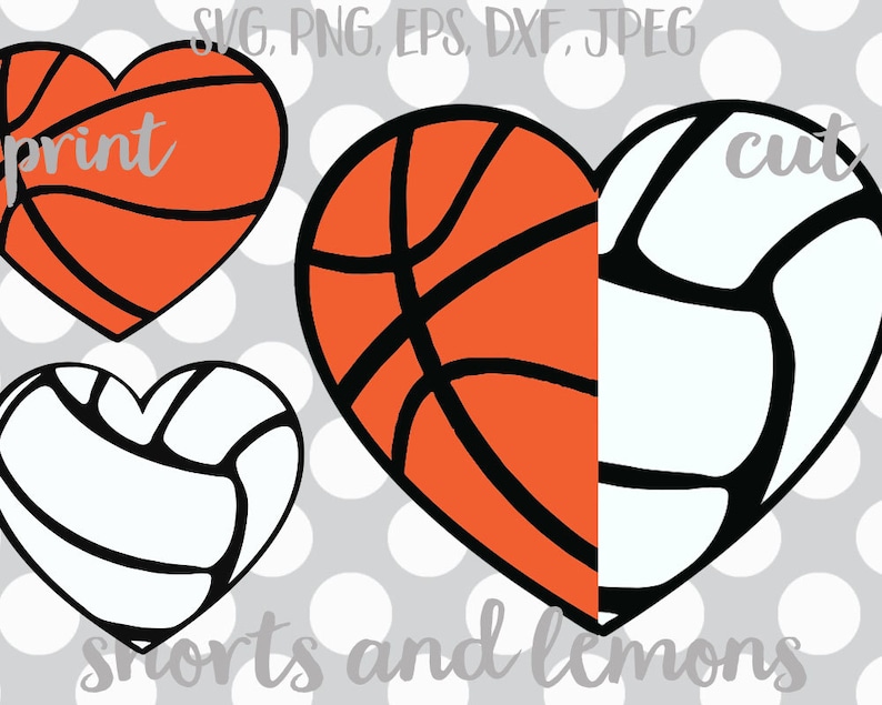 Download Basketball and volleyball monogram svg basketball svg | Etsy