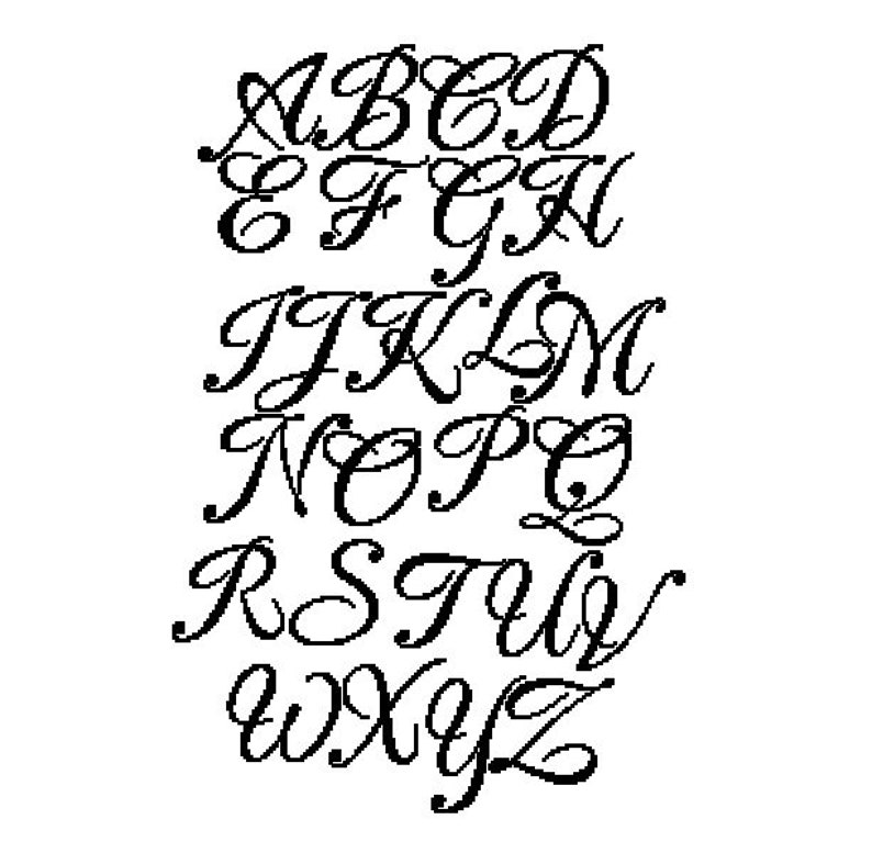 Wedding Cross Stitch Alphabet Pattern Cross Stitch Font Etsy Wedding Cross Stitch Alphabet Pattern Cross Stitch Font Etsy