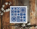 Geometric ornament pattern, Carpet cross stitch sampler, pillow cover, large pattern, sampler counted cross stitch modern #433