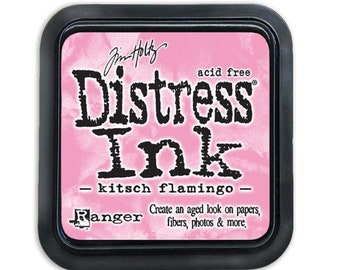 Tim Holtz Distress Ink Pad Kitsch Flamingo