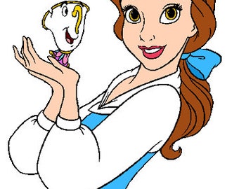 Belle and Chip Kreuzstichvorlage