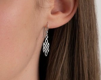 Orecchini Celtici In Argento Sterling