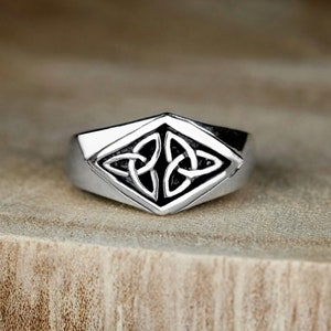 925 Sterling Silver Mixt Celtic Ring