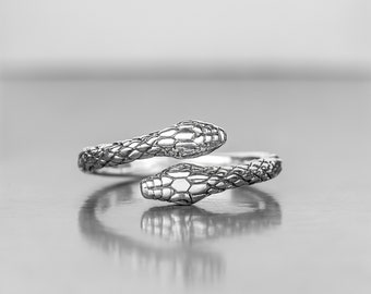 925 Sterling Silver Snake Ring