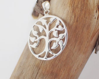 925 Sterling Silver Tree Of Life Pendant - Necklace Tree Of Life