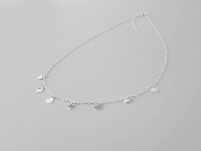 Collier Ras de Cou Pampilles en Argent Massif 925/1000e - Etsy France