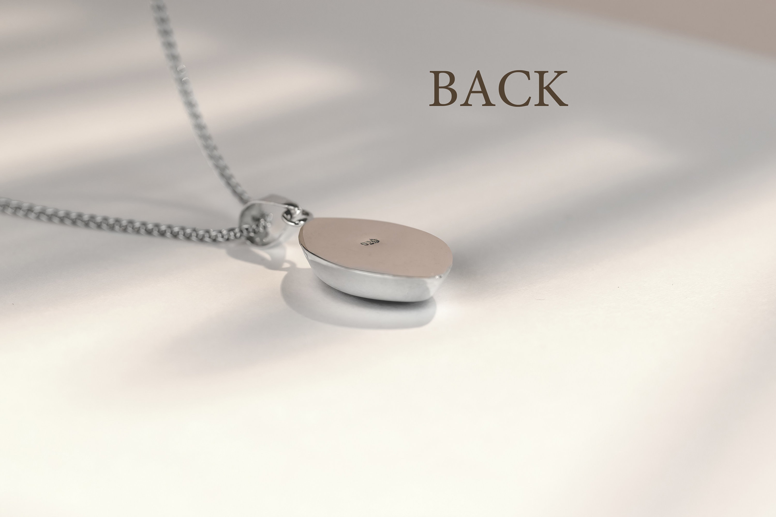 Pendentif En Nacre Blanche Et Argent Sterling 925/1000 - Neuf Avec étiquettes