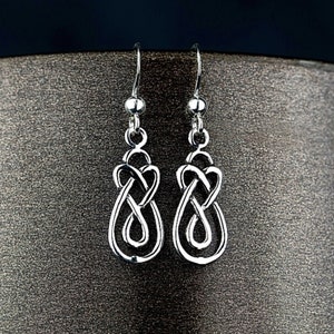 925 Sterling Silver Celtic Earrings Celtic Knot Earrings