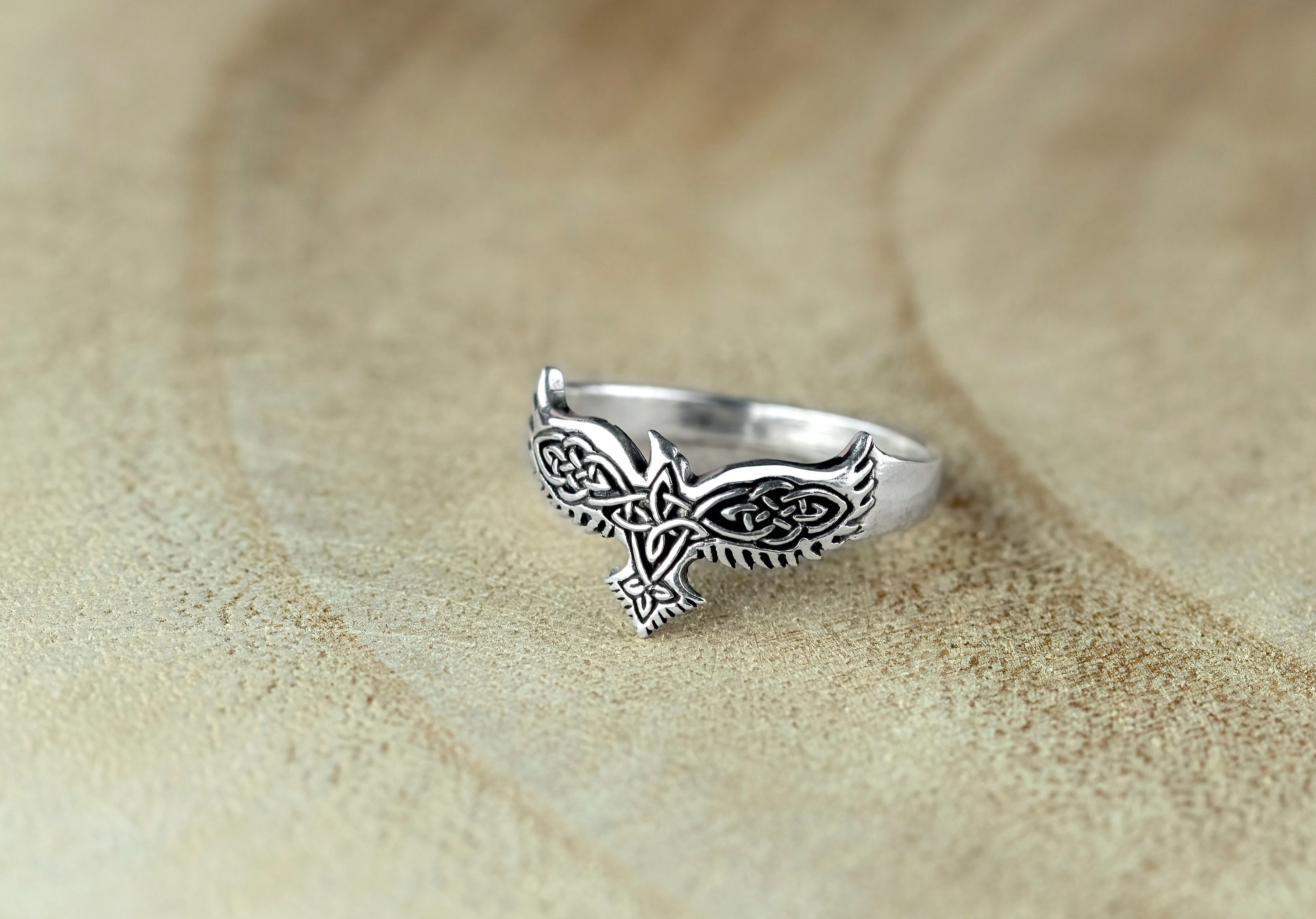 925 Sterling Silver Phoenix Ring Etsy