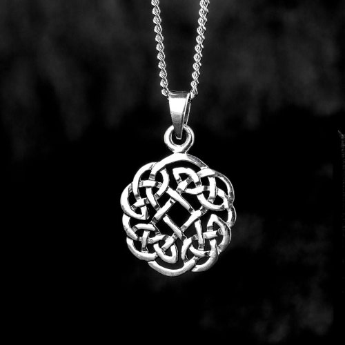 Celtic Triskelion Pendant Necklace 925 Sterling Silver - Etsy