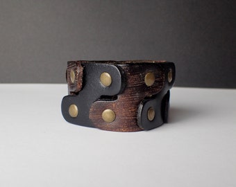 Brown Leather Bracelet For Small Wrists