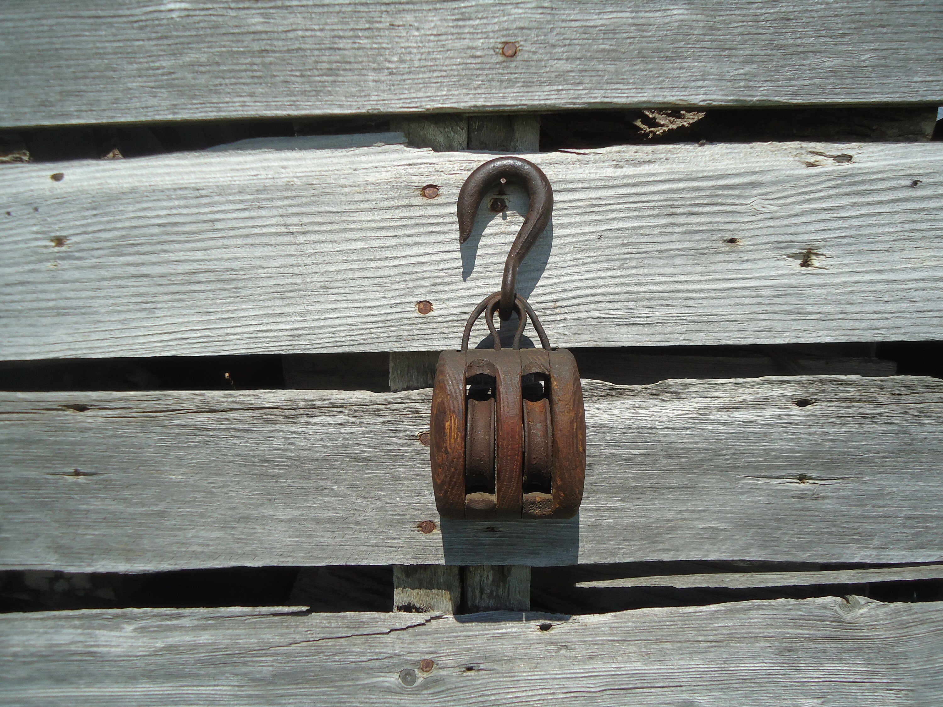 Vintage Barn Pulley Small Wood Pulley Miniature Wood Pulley Etsy