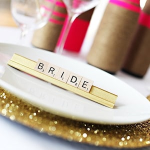 Glitter Charger Plates