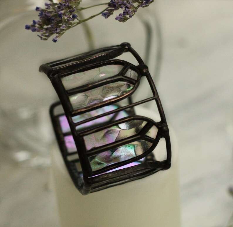 Holographic bracelet festival jewelry festival bracelet witch jewelry gothic bracelet witch Iridescent bracelet gothic jewelry