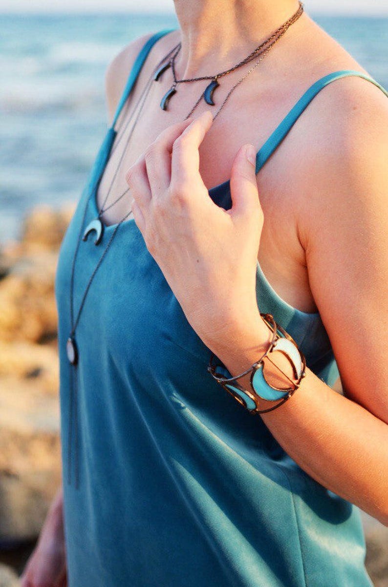 sea jewelry blue boho beach jewelry blue jewelry ocean jewelry summer jewelry hippie jewelry bohemian jewelry Boho jewelry set