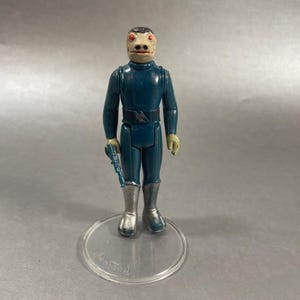 Rzadka figurka akcji Star Wars Blue Snaggletooth firmy Kenner
