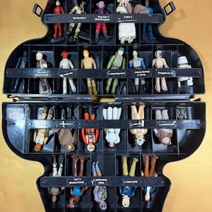 31 Star Wars Action Figures in a Vintage Darth Vader Case