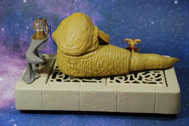 Vintage Star Wars Jabba the Hutt Playset and 5 Action Figures from the Return of the Jedi by Kenner