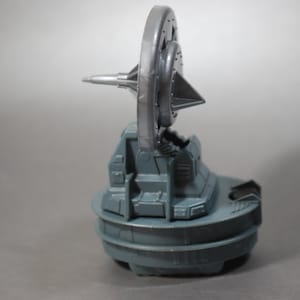 Mini-Rig Star Wars Radar Laser Cannon vintage + figurine d&#39;action Hoth Rebel Commander de Empire Strikes Back par Kenner