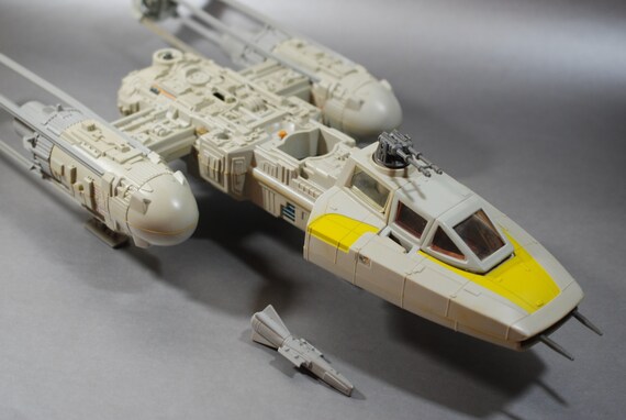 Vintage Complete Star Wars Y wing Fighter Return of the Jedi by