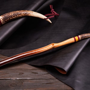 A Unique Long Shoehorn Grandfather Fathers Day Gift  Quarentine Fathers Day Made Of Horns Of Deer Unique And Exclusive Design