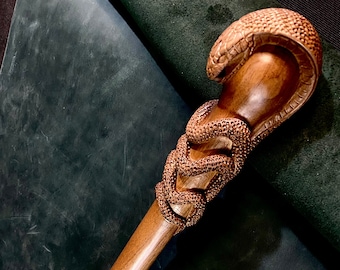 Snake Walking Stick Cobra Walking Stick Cane Wooden Stick High Quality Wood Walking Stick Carved Walking Stick